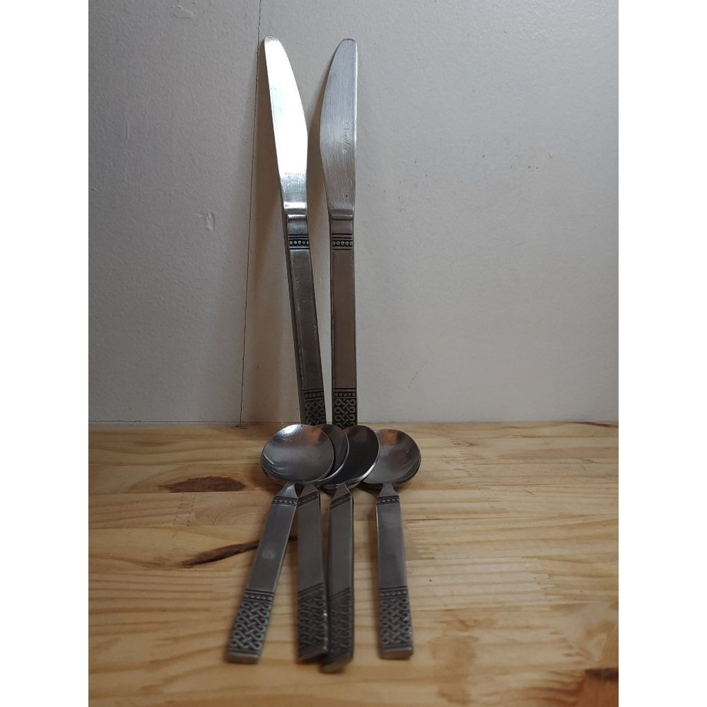MSI DANIKA Stainless steel flatware MSM Celtic Knot Japan danika lot 6